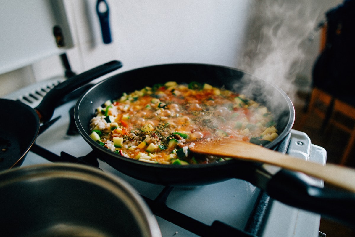 Healthy food preparation at home